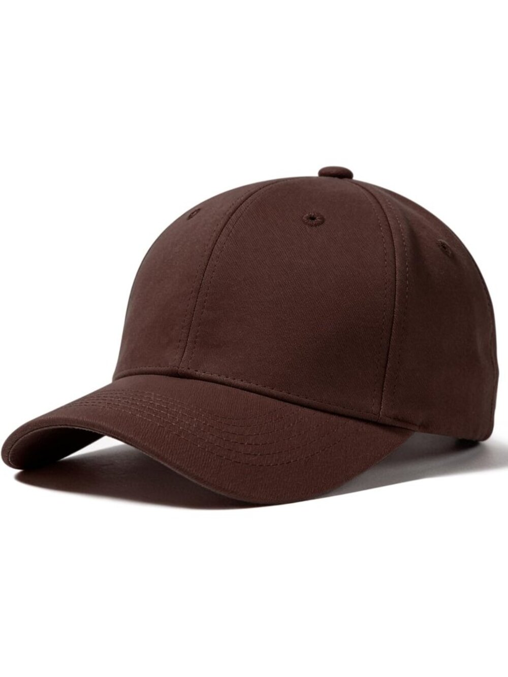 Unisex Brown Adjustable Low Profile Base Ball Cap Vintage Hat for Daily Use
